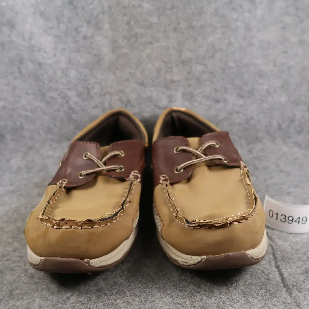 Dexter Shoes Mens 10W Boat Loafers Casual Moc Toe 2 Eye Sneaker Brown Comfort